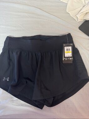 Under Armour Women's Black Athletic Running Shorts